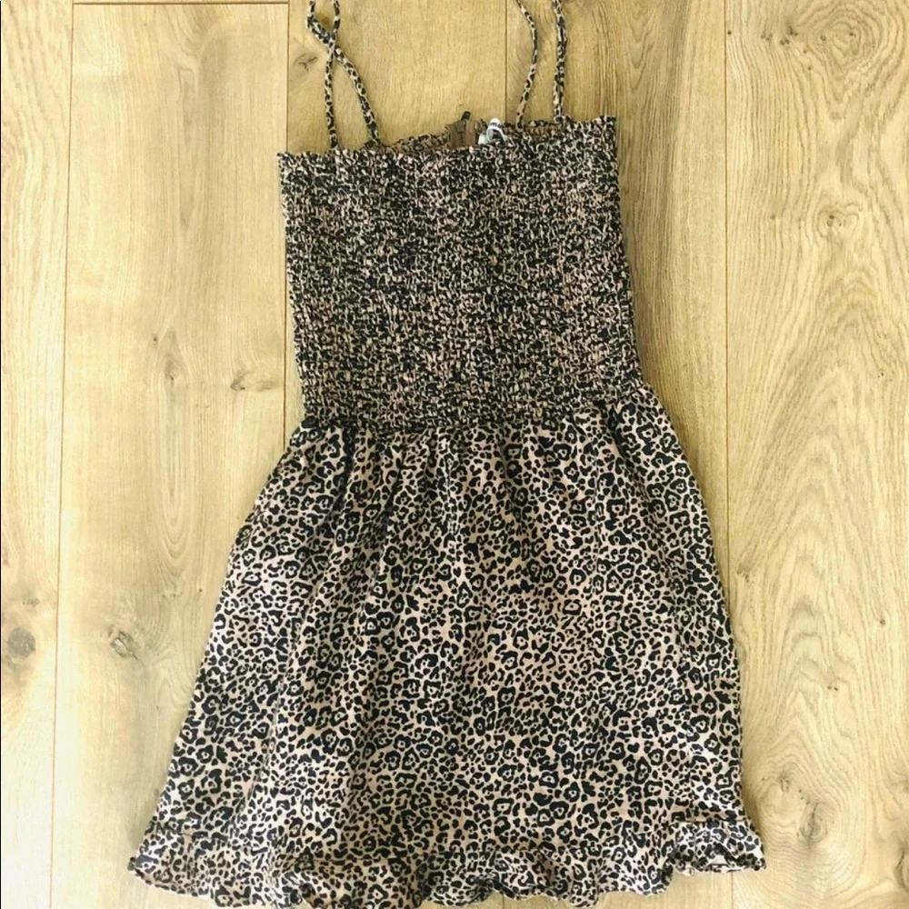Reformation Rouen Leopard Mini Dress - Picture 4 of 5